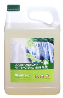 Bio-Green Liquid Hand Soap 5L - Anti-bacterial. Nut Free